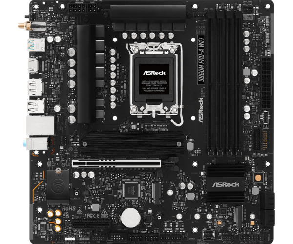 ASRock B860M Pro-A WiFi 6E LGA 1851 mATX DDR5 - motherboard