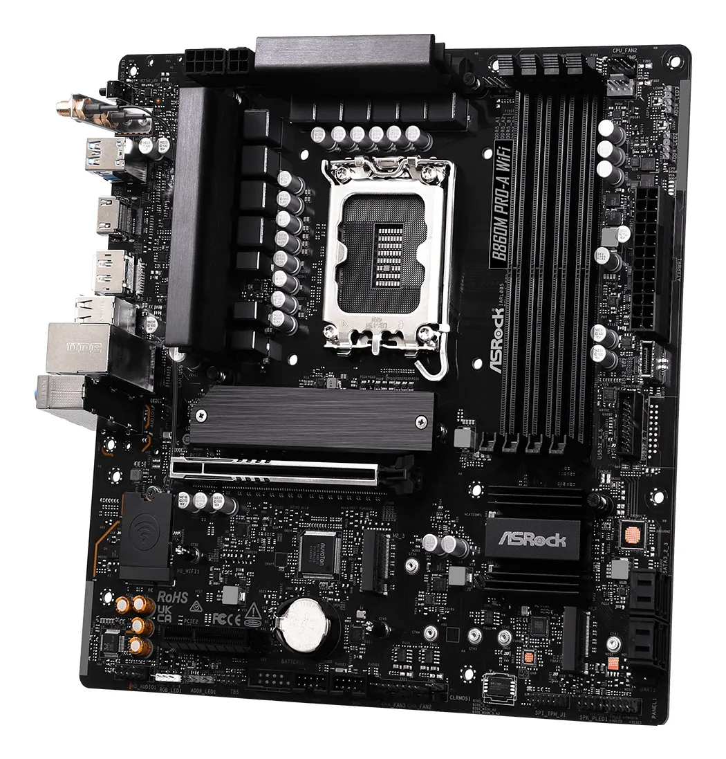 ASRock B860M Pro-A WiFi LGA1851 mATX Motherboard