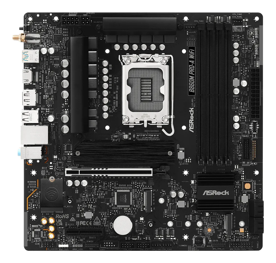 ASRock B860M Pro-A WiFi LGA1851 mATX -emolevy