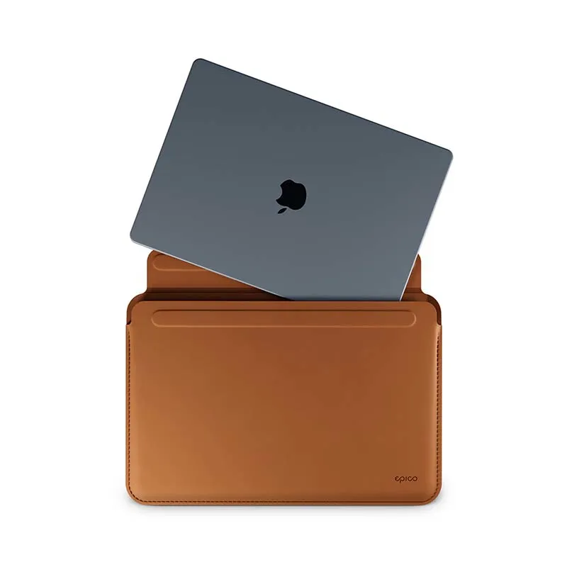 Epico Leather Sleeve for MacBook Air 15&quot; - brown