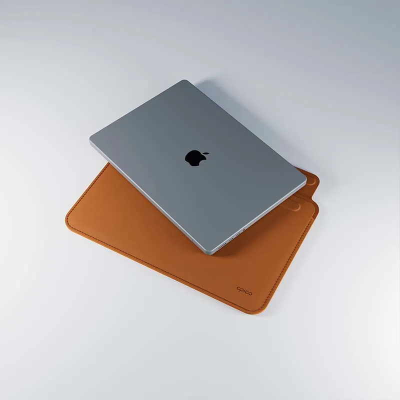 Epico Leather Sleeve for MacBook Air 15&quot; - brown