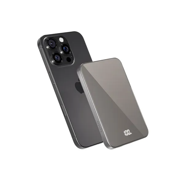 Epico UltraPack 5000mAh Mag+ Wireless Power Bank EM45 - titanium