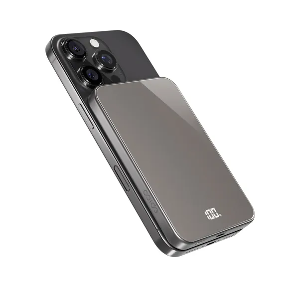 Epico UltraPack 5000mAh Mag+ Wireless Power Bank EM45 - titanium