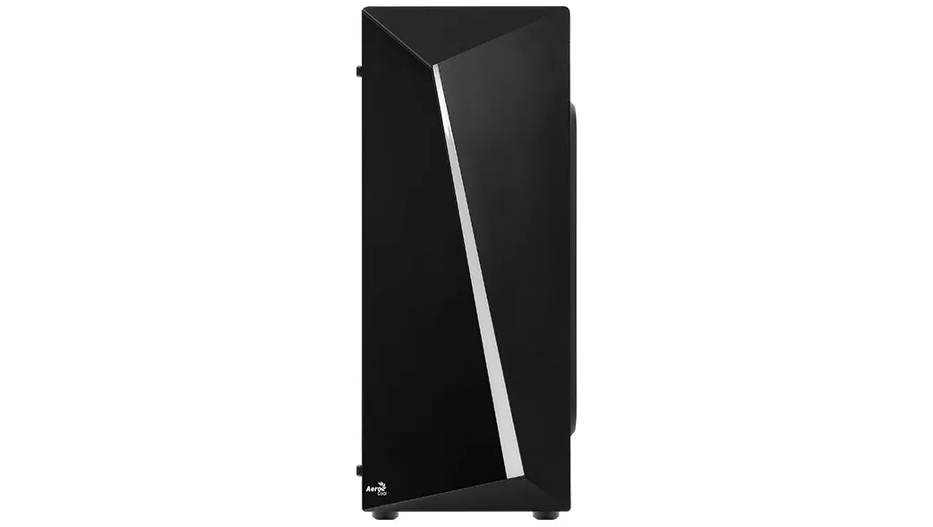 AeroCool Shard RGB Midi-Tower Case with window and RGB lighting, Black