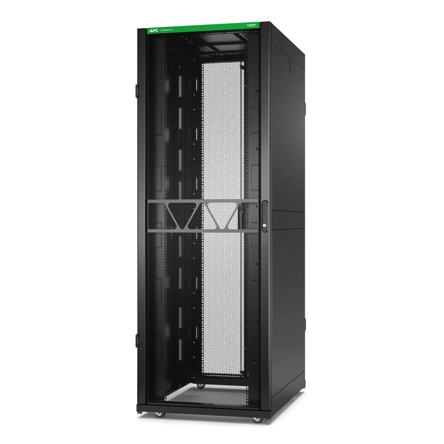 APC NetShelter SX Server Rack Gen 2 45U 2124H x 750W x 1070D mm w/ Sides Black