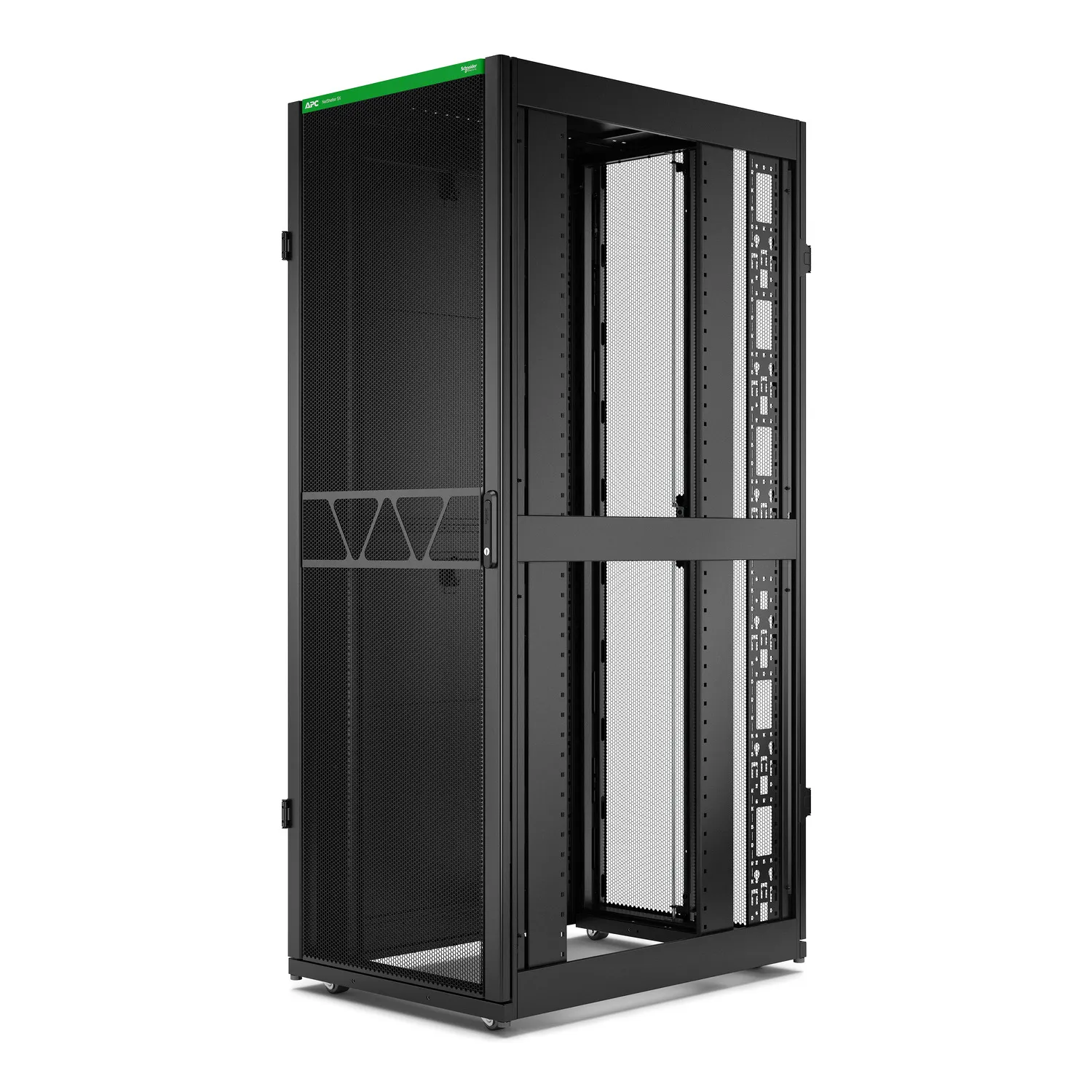 APC NetShelter SX Server Rack Gen 2 45U 2124H x 750W x 1070D mm w/ Sides Black