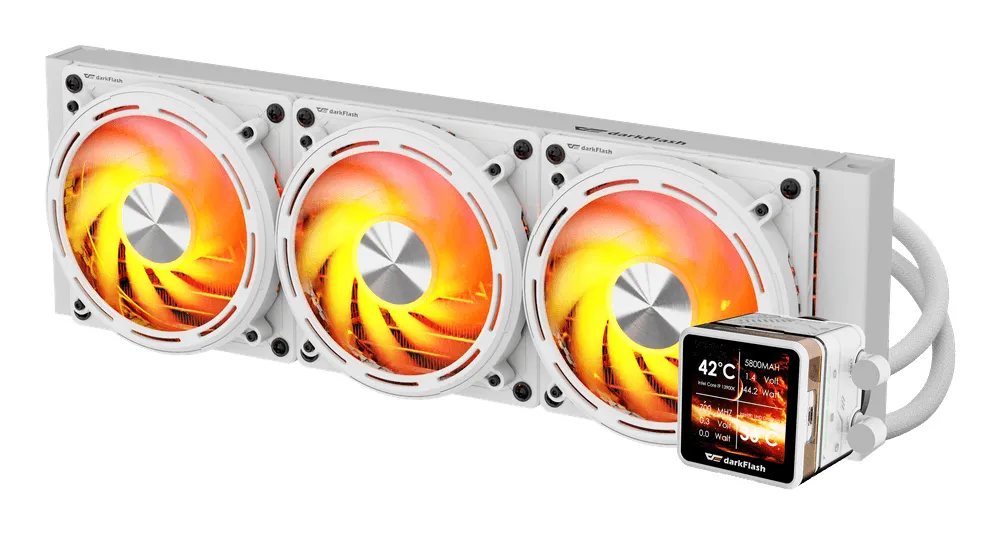 DARKFLASH DE360 White All-in-One Liquid Processor Cooler