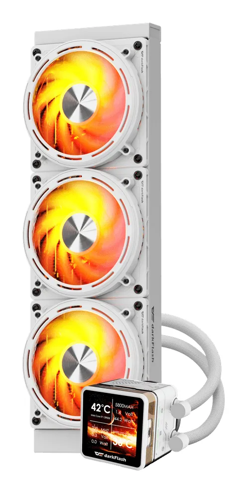 DARKFLASH DE360 White All-in-One Liquid Processor Cooler