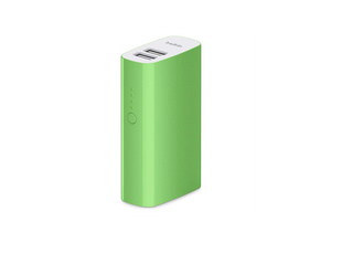 Belkin MIXIT Power Pack 4000 - Power bank 4000 mAh - 2.4 A - 2 l&auml;ht&ouml;liittimet (USB (vain virta)) - vihre&auml;