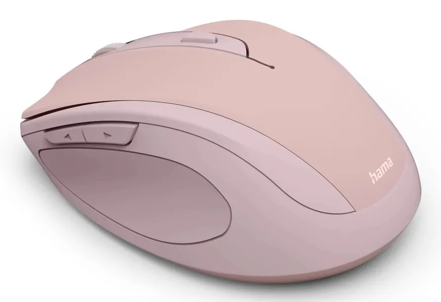 Hama WM-400 Wireless Ergonomic Mouse, Pink