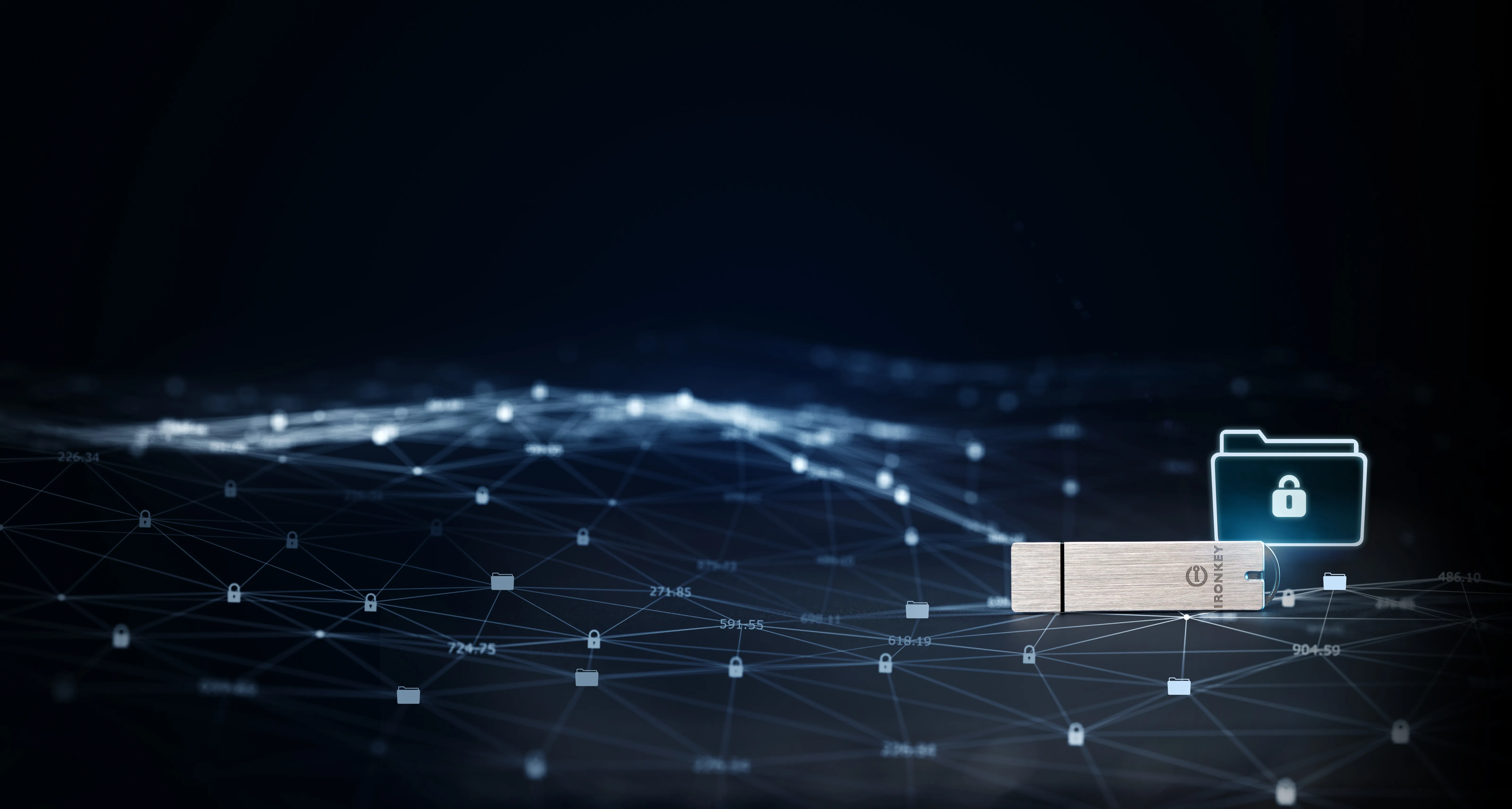 Kingston IronKey S1000 USB 3.2 Gen 1 4 GB USB-minne, silver