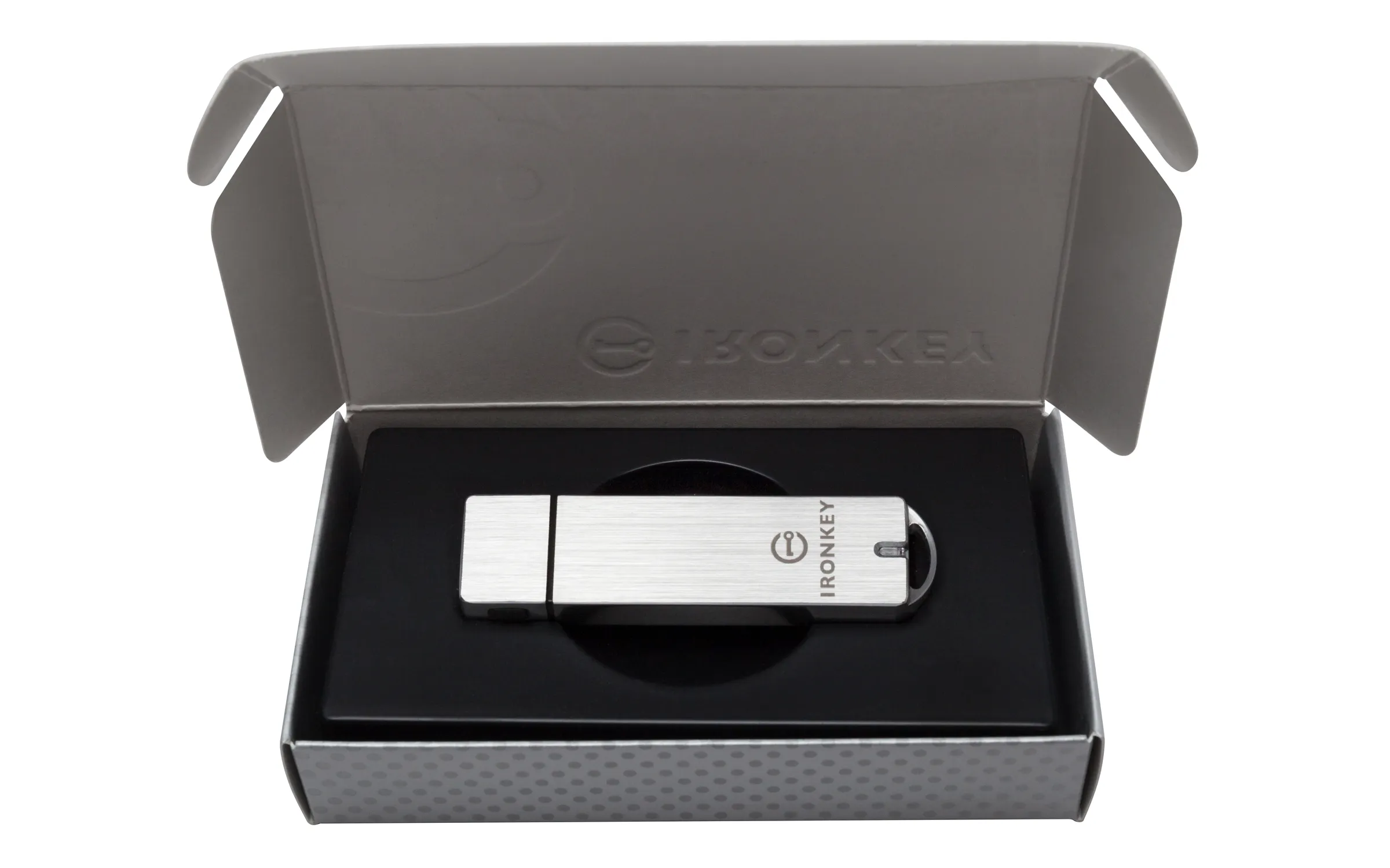 Kingston IronKey S1000 USB 3.2 Gen 1 4 GB USB-minne, silver