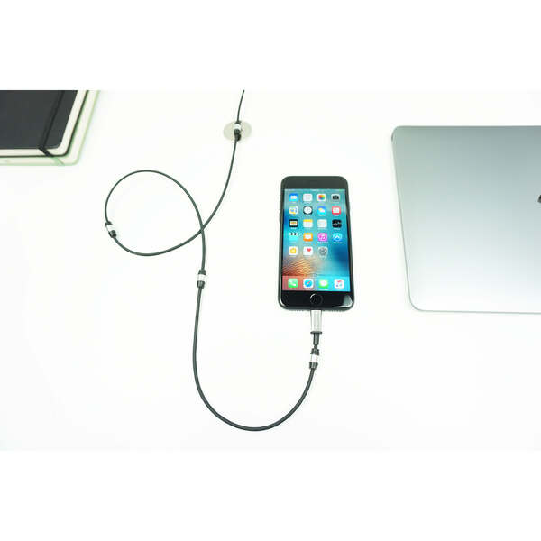 Fuse Chicken MLC Rivet USB-A - Lighting -kaapeli, 1m, Musta