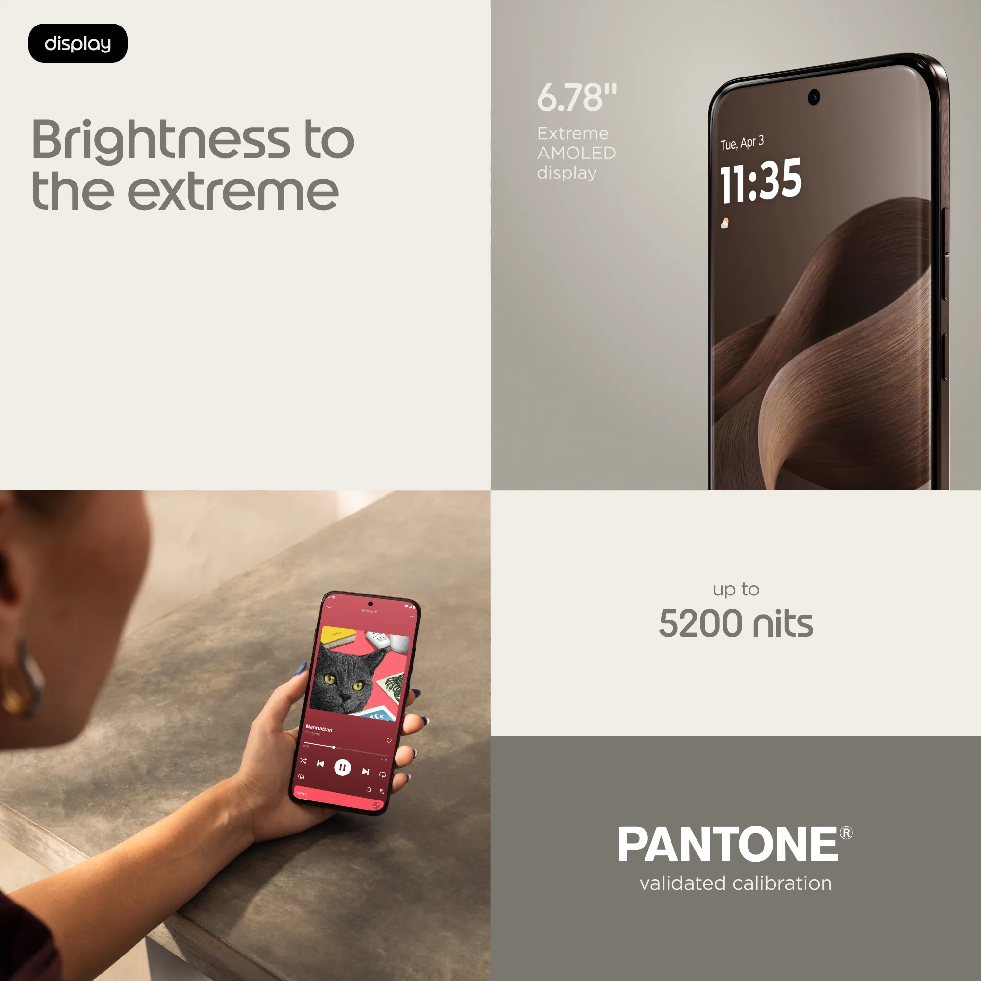 Motorola Edge 70 Pro 8/256GB, Pantone Chicory Coffee