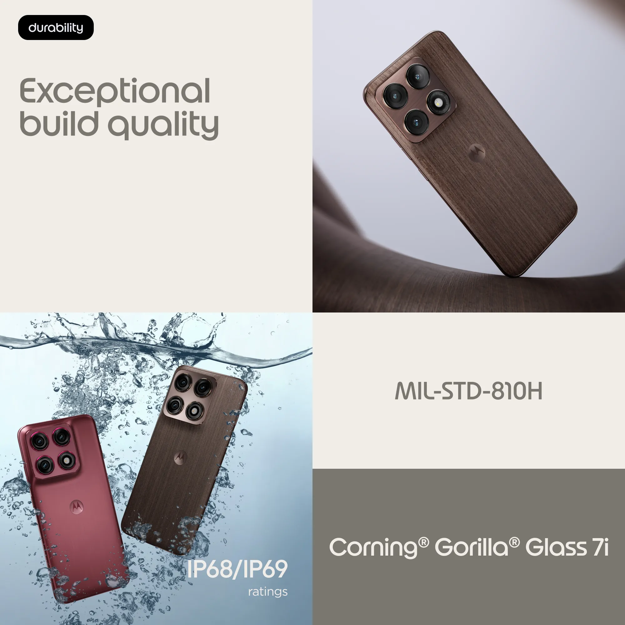 Motorola Edge 70 Pro 8/256GB, Pantone Chicory Coffee