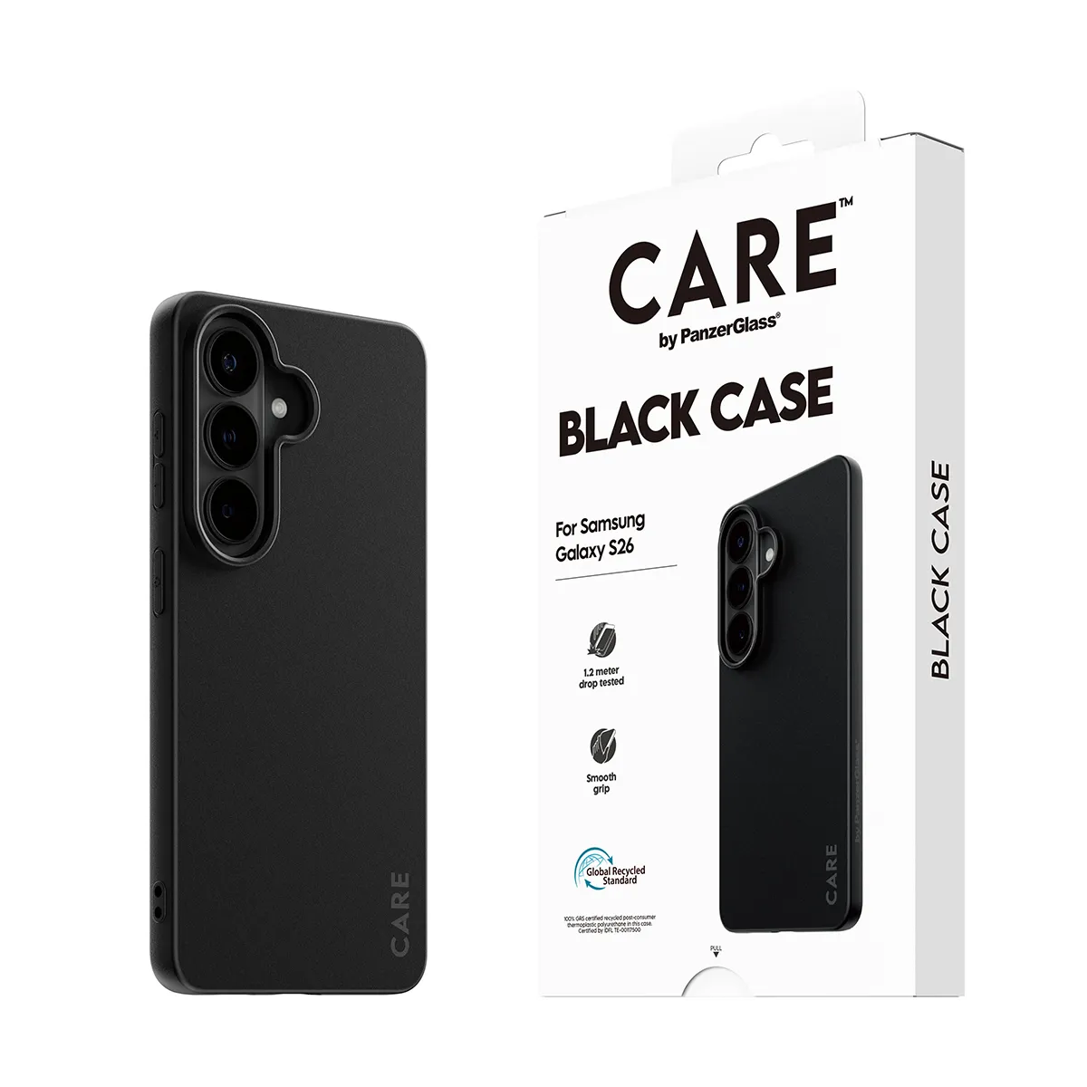 CARE by PanzerGlass Samba Case for Galaxy S26, Black