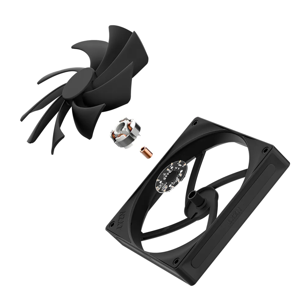 NZXT F120Q V2 Quiet Airflow Fan White