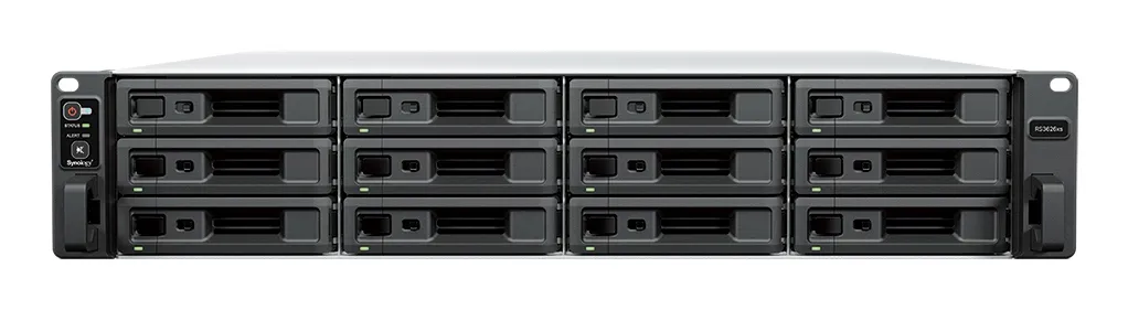 Synology RackStation RS3626xs - Verkkotallennuslaite, Musta
