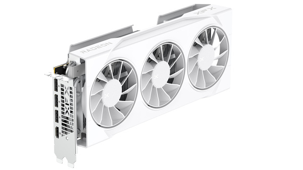 XFX Radeon RX 9070 GRE Swift White Triple Fan 12 Gt -n&auml;yt&ouml;nohjain