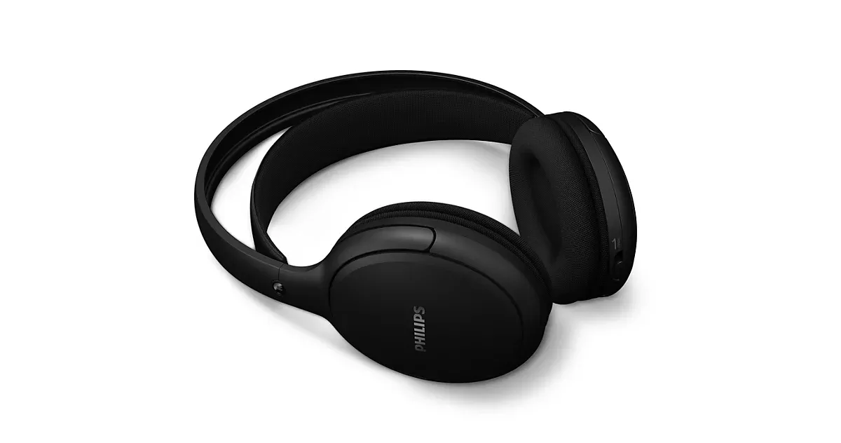 Philips SHD6000BK/12 Wireless Over-ear Headphones with Charging Base, Black
