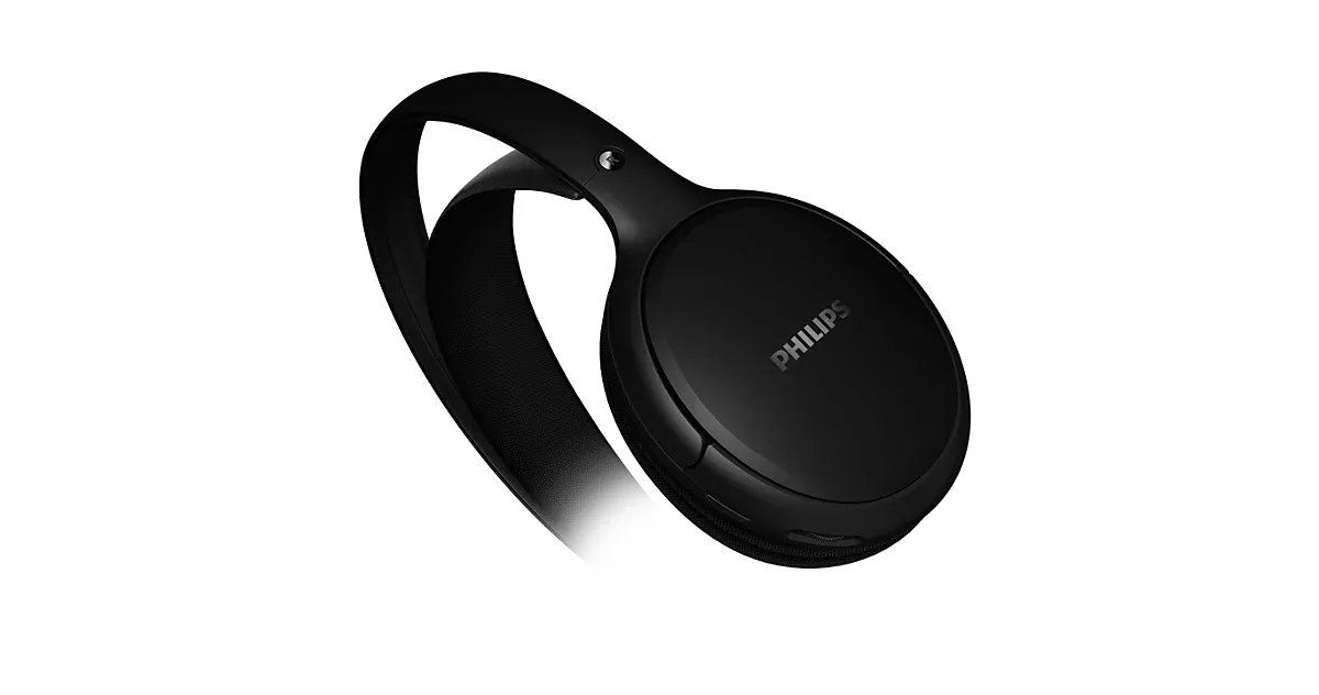 Philips SHD6000BK/12 Wireless Over-ear Headphones with Charging Base, Black