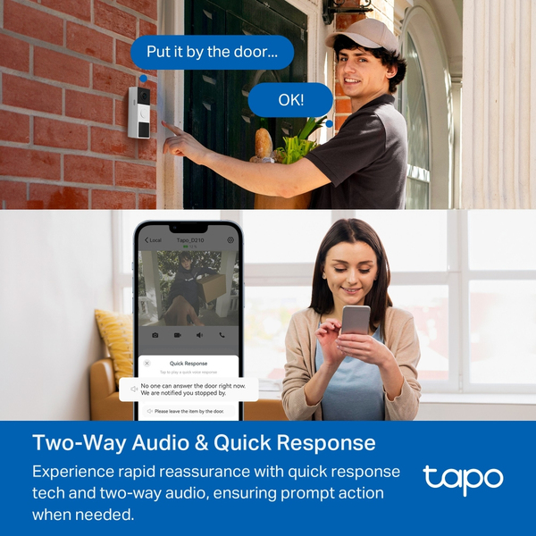 TP-Link Tapo D210 - smart video doorbell camera