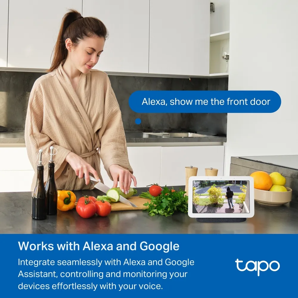 TP-Link Tapo D210 -&auml;lyk&auml;s video-ovikellokamera