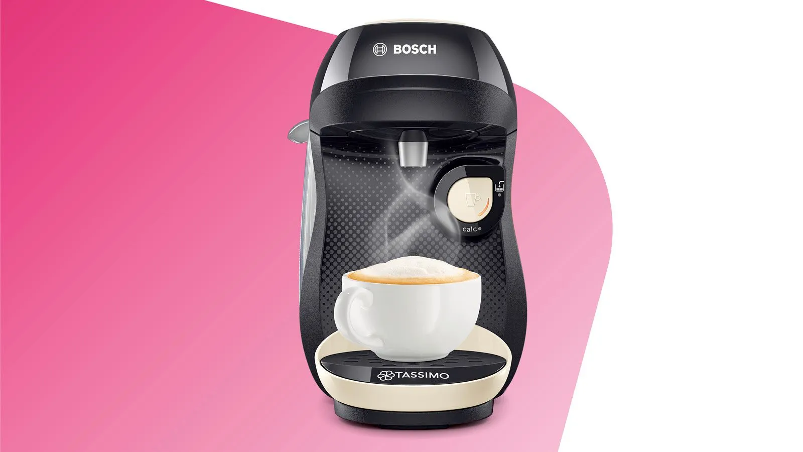 Bosch Tassimo Happy - capsule coffee maker, black/cream