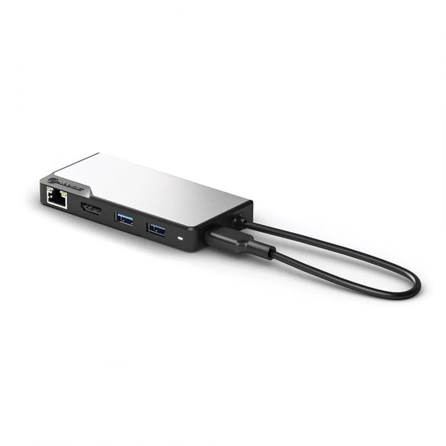 ALOGIC USB-C Fusion MAX 6-in-1 Hub V2 HDMI, USB, Ethernet & PD – Space Grey