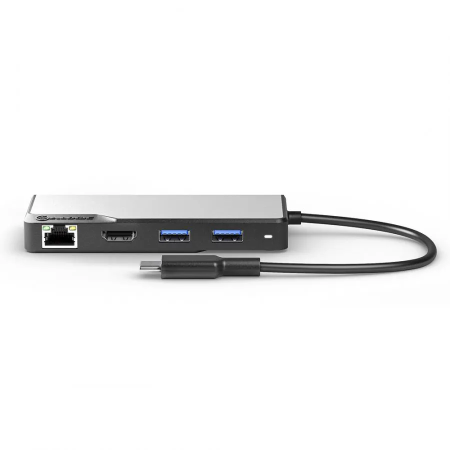 ALOGIC USB-C Fusion MAX 6-in-1 Hub V2 HDMI, USB, Ethernet & PD – Space Grey