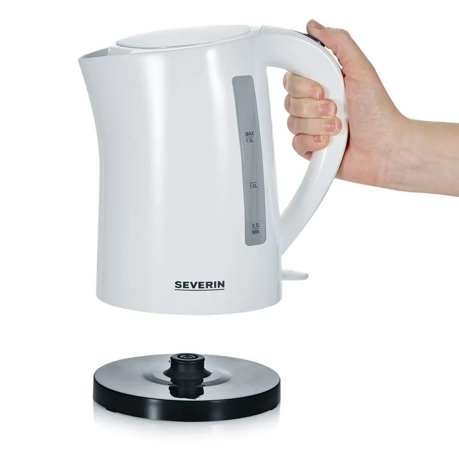 Severin WK 3494 - electric kettle, White, 1.5l