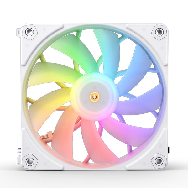 Jonsbo ZF120, PWM-ARGB, 120mm, daisy chain function - case fan, white, 2pcs