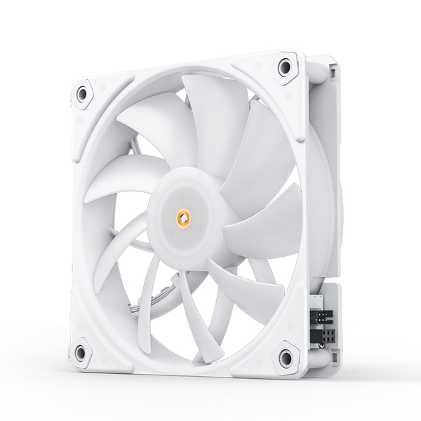 Jonsbo ZF120, PWM-ARGB, 120mm, daisy chain function - case fan, white, 2pcs