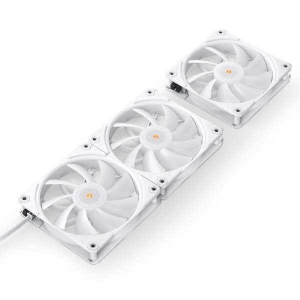 Jonsbo ZF120, PWM-ARGB, 120mm, daisy chain function - case fan, white, 2pcs