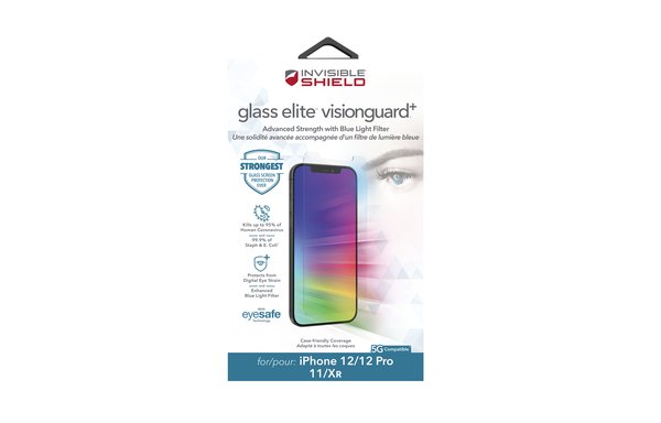 Zagg InvisibleShield Glass Elite VisionGuard+, iPhone 12 / 12 Pro -lasikalvo