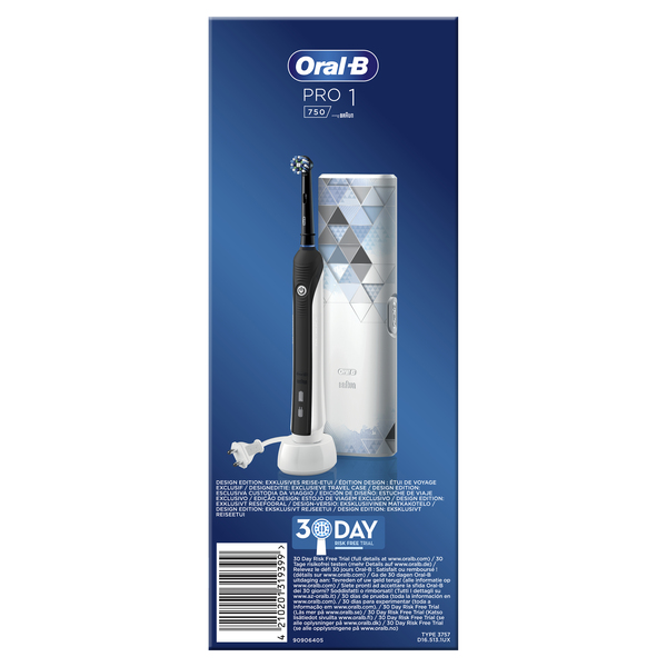 ORAL-B Eltandborste Pro 1 700 Black + resefodral