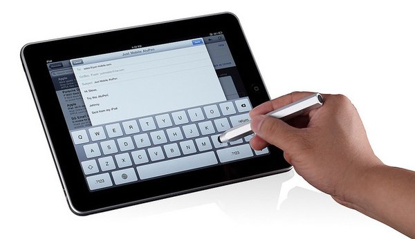 JustMobile AluPen Designer Stylus for iPad (Silver)
