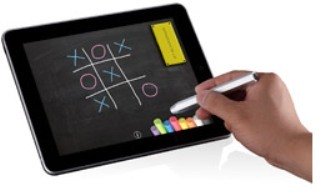 JustMobile AluPen Designer Stylus for iPad (Silver)