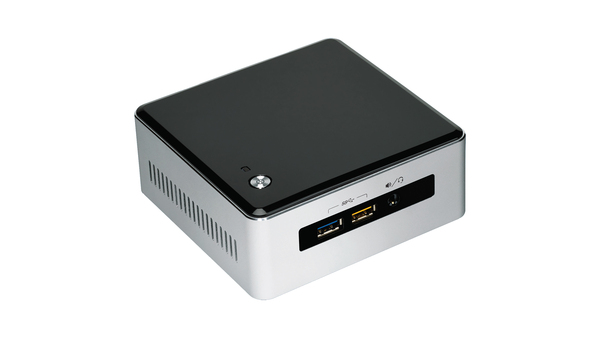 INTEL NUC Barebone BOXNUC5I3RYHSN Core i3-5005U - 4GB 2x2GB DDR3L SODIMMs max. 16GB - 1TB SATA3 HDD 2.5inch - 1x M.2 22x42/60/80