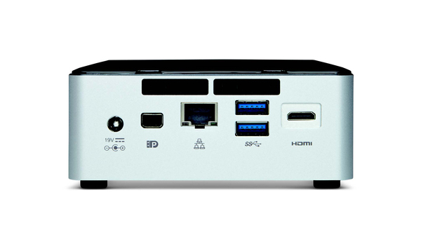 INTEL NUC Barebone BOXNUC5I3RYHSN Core i3-5005U - 4GB 2x2GB DDR3L SODIMMs max. 16GB - 1TB SATA3 HDD 2.5inch - 1x M.2 22x42/60/80