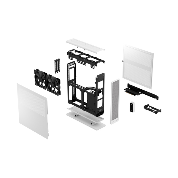 Fractal Design Ridge - Mini Tower case, White