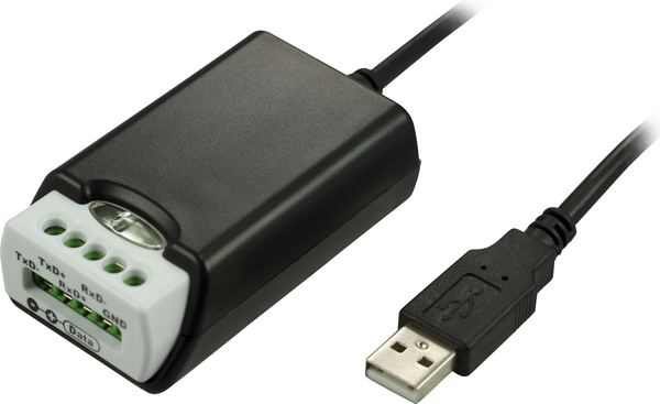 VSCOM USB > sarjaan -sovitin, RS-422/485, harmaa/musta