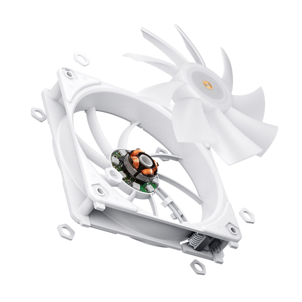 Jonsbo ZF120 PWM, ARGB, 120mm, daisy chain - case fan, white, 3pcs
