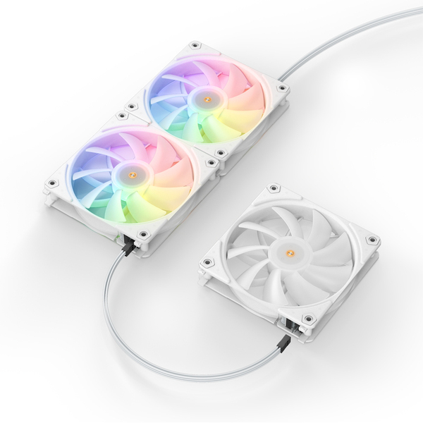 Jonsbo ZF120 PWM, ARGB, 120mm, daisy chain - case fan, white, 3pcs