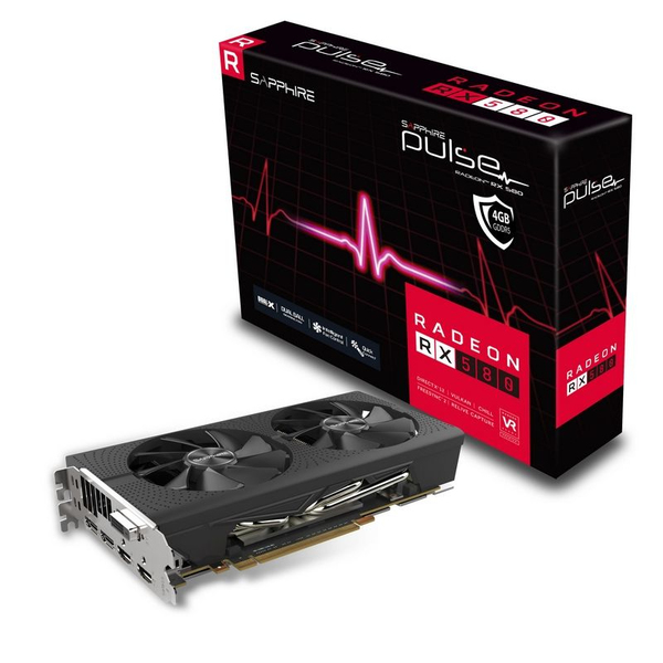 Sapphire AMD Radeon RX 580 4GB, -n&auml;yt&ouml;nohjain