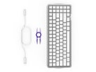 NZXT Function Elite Mini TKL Mechanical Gaming Keyboard, White