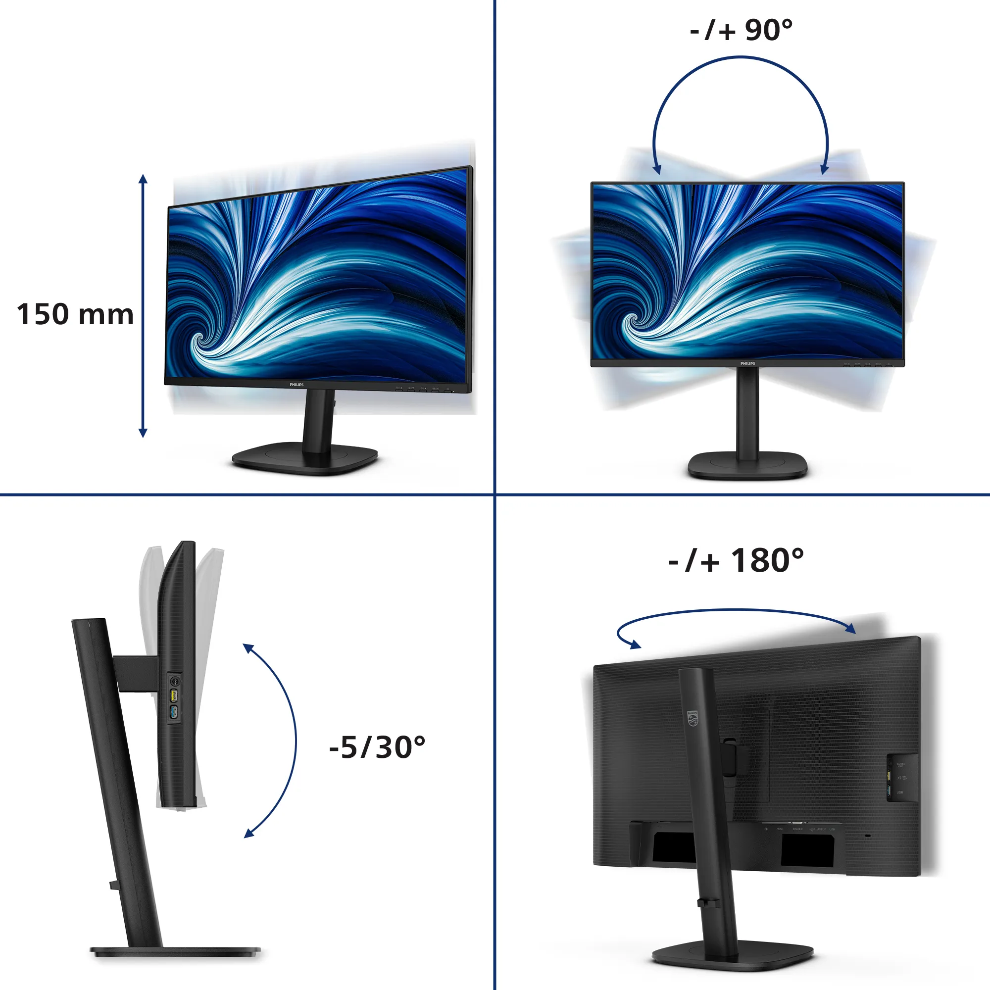 Philips 24" 24B2N3200J/00 Full HD, IPS -näyttö