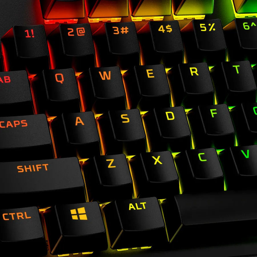 HyperX Rubber Keycaps Gaming Accessory Kit NO Black