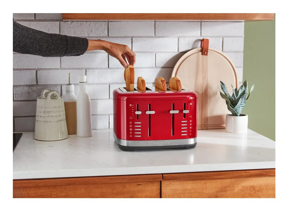 KitchenAid 5KMT4109EER -leiv&auml;npaahdin, 4 viipaleita, punainen