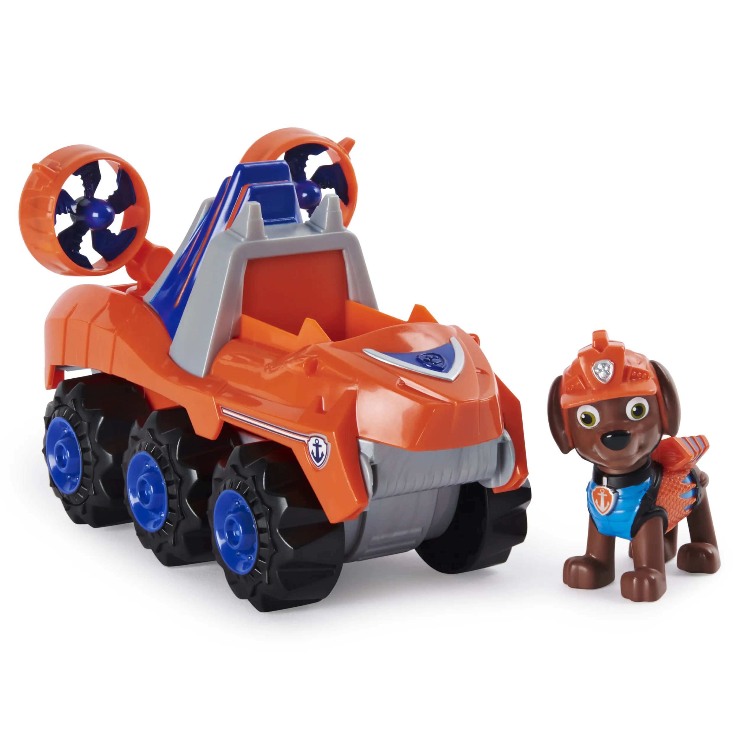 Spin Master Paw Patrol Dino Rescue Zuma's Basic Vehicle, Toy Vehicle (Incl. Dog Figure and Surprise Dino)